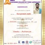 Certified As Professional Astrologer