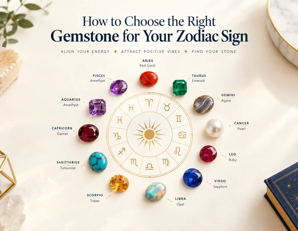 how to choose the right gemstone for your zodiac sign